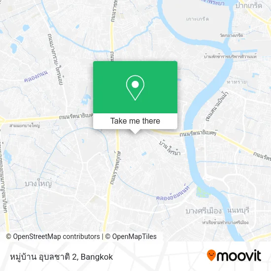 หมู่บ้าน อุบลชาติ 2 map