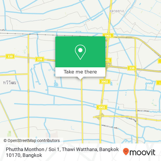 Phuttha Monthon / Soi 1, Thawi Watthana, Bangkok 10170 map