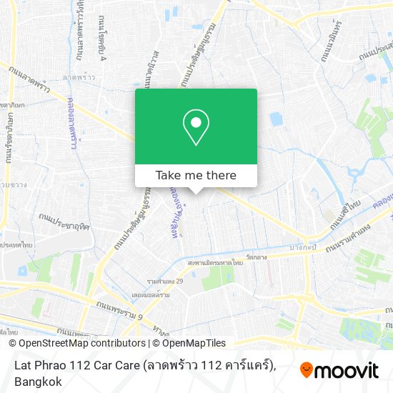 Lat Phrao 112 Car Care (ลาดพร้าว 112 คาร์แคร์) map