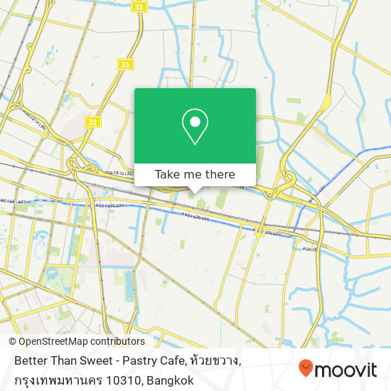 Better Than Sweet - Pastry Cafe, ห้วยขวาง, กรุงเทพมหานคร 10310 map