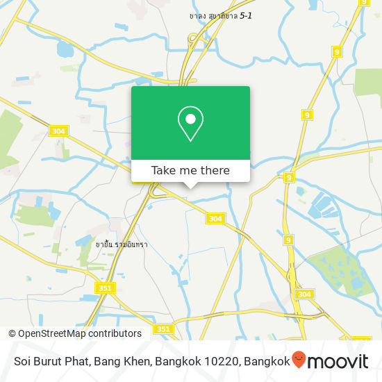 Soi Burut Phat, Bang Khen, Bangkok 10220 map