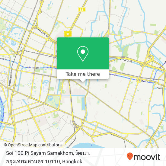 Soi 100 Pi Sayam Samakhom, วัฒนา, กรุงเทพมหานคร 10110 map