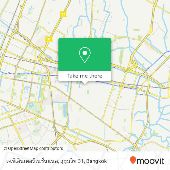 เจ.พี.อินเตอร์เนชั่นแนล, สุขุมวิท 31 map