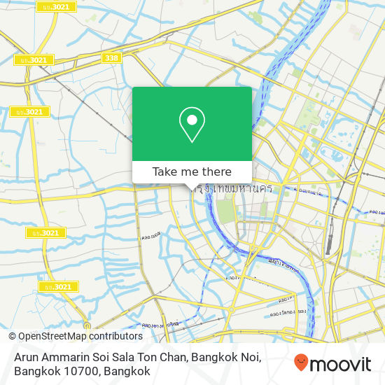 Arun Ammarin Soi Sala Ton Chan, Bangkok Noi, Bangkok 10700 map