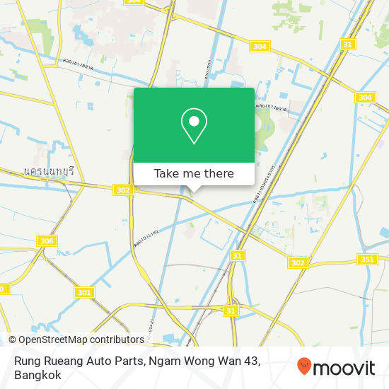 Rung Rueang Auto Parts, Ngam Wong Wan 43 map