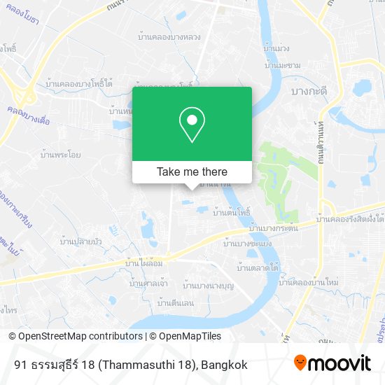 91 ธรรมสุธีร์ 18 (Thammasuthi 18) map