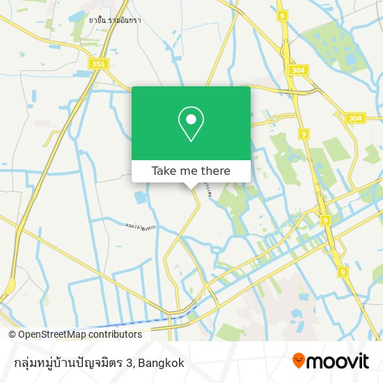 กลุ่มหมู่บ้านปัญจมิตร 3 map