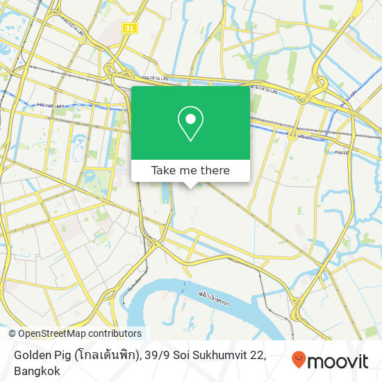 Golden Pig (โกลเด้นพิก), 39 / 9 Soi Sukhumvit 22 map