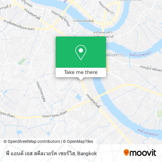 พี แอนด์ เอส สตีลเวอร์ค เซอร์วิส map