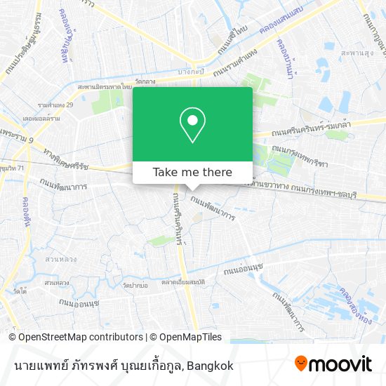 นายแพทย์ ภัทรพงศ์ บุณยเกื้อกูล map