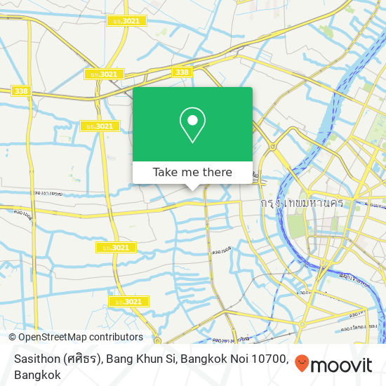 Sasithon (ศศิธร), Bang Khun Si, Bangkok Noi 10700 map