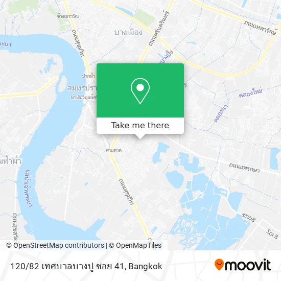 120/82 เทศบาลบางปู ซอย 41 map