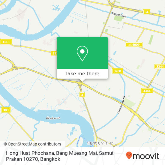 Hong Huat Phochana, Bang Mueang Mai, Samut Prakan 10270 map