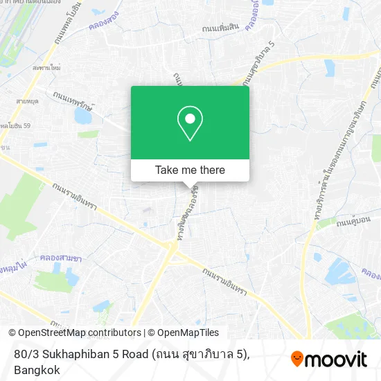 80 / 3 Sukhaphiban 5 Road (ถนน สุขาภิบาล 5) map