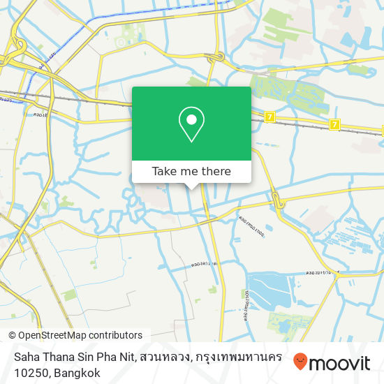 Saha Thana Sin Pha Nit, สวนหลวง, กรุงเทพมหานคร 10250 map