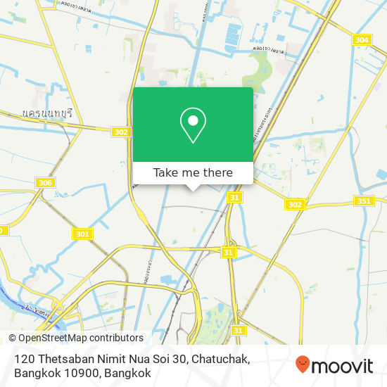 120 Thetsaban Nimit Nua Soi 30, Chatuchak, Bangkok 10900 map