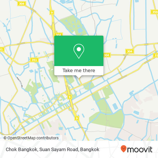 Chok Bangkok, Suan Sayam Road map