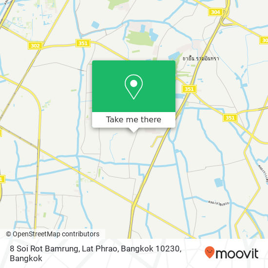 8 Soi Rot Bamrung, Lat Phrao, Bangkok 10230 map