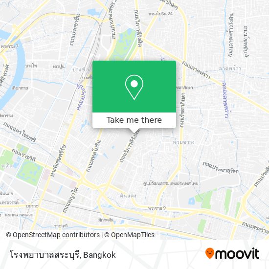 โรงพยาบาลสระบุรี map