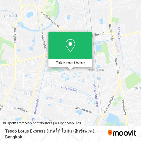 Tesco Lotus Express (เทสโก้ โลตัส เอ๊กซ์เพรส) map