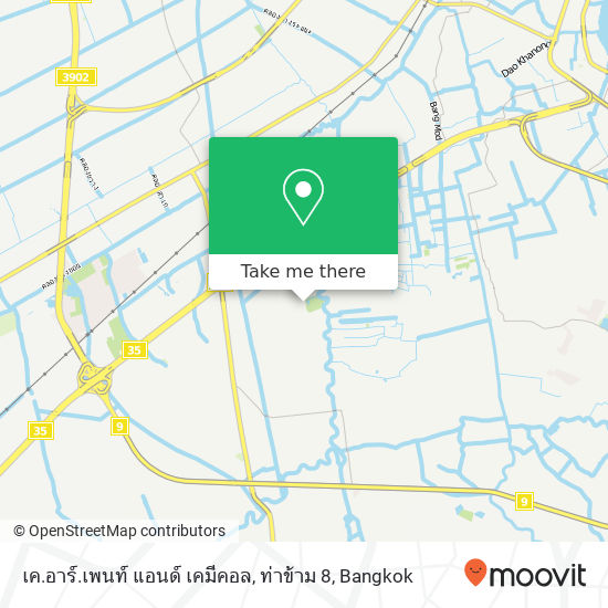 เค.อาร์.เพนท์ แอนด์ เคมีคอล, ท่าข้าม 8 map