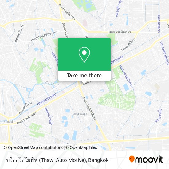 ทวีออโตโมทีฟ (Thawi Auto Motive) map