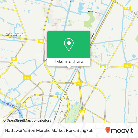 Nattawan's, Bon Marché Market Park map