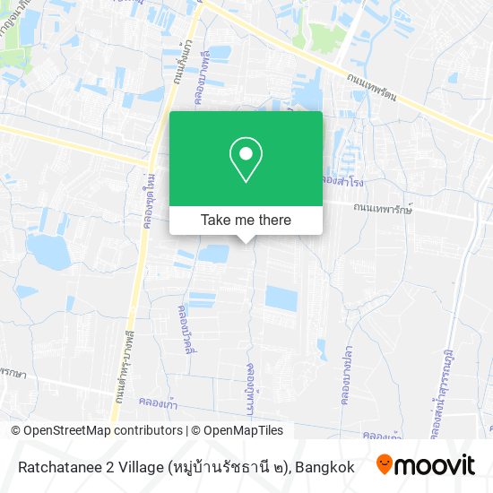 Ratchatanee 2 Village (หมู่บ้านรัชธานี ๒) map