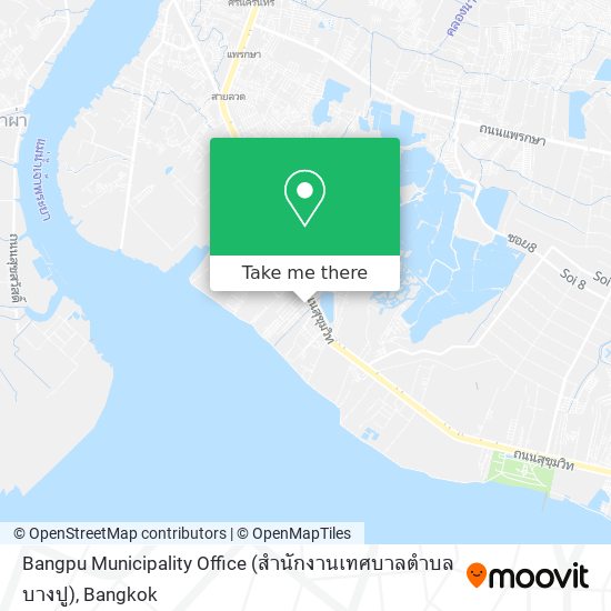Bangpu Municipality Office (สำนักงานเทศบาลตำบลบางปู) map