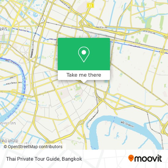 Thai Private Tour Guide map