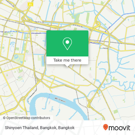 Shinyoen Thailand, Bangkok map