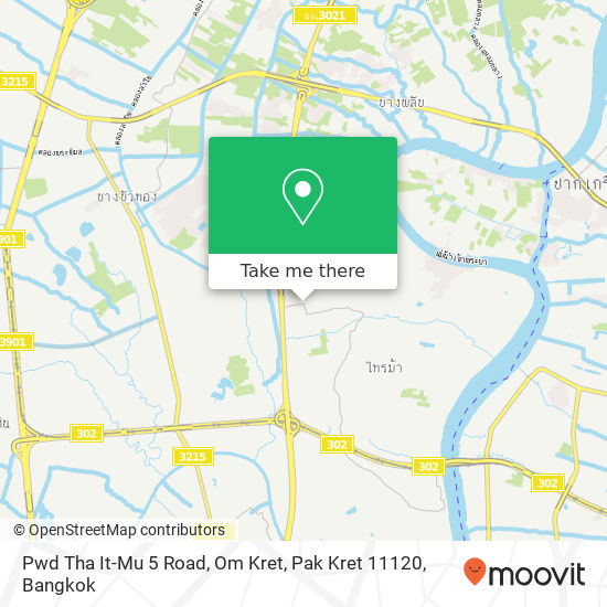 Pwd Tha It-Mu 5 Road, Om Kret, Pak Kret 11120 map