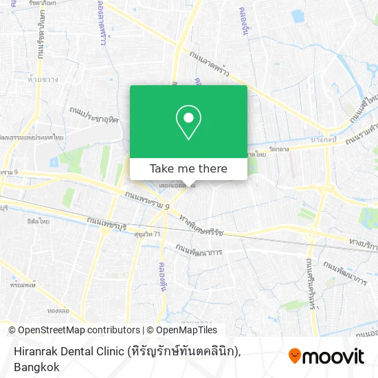 Hiranrak Dental Clinic (หิรัญรักษ์ทันตคลินิก) map