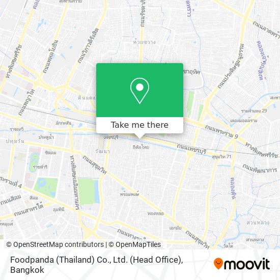 Foodpanda (Thailand) Co., Ltd. (Head Office) map