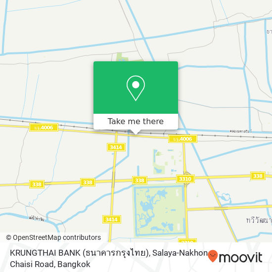 KRUNGTHAI BANK (ธนาคารกรุงไทย), Salaya-Nakhon Chaisi Road map