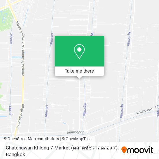 Chatchawan Khlong 7 Market (ตลาดชัชวาลคลอง 7) map