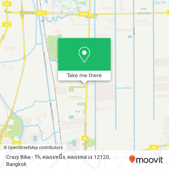 Crazy Bike - Th, คลองหนึ่ง, คลองหลวง 12120 map