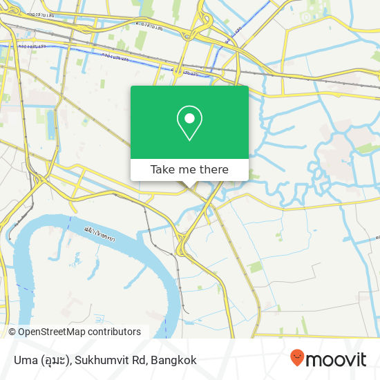 Uma (อุมะ), Sukhumvit Rd map