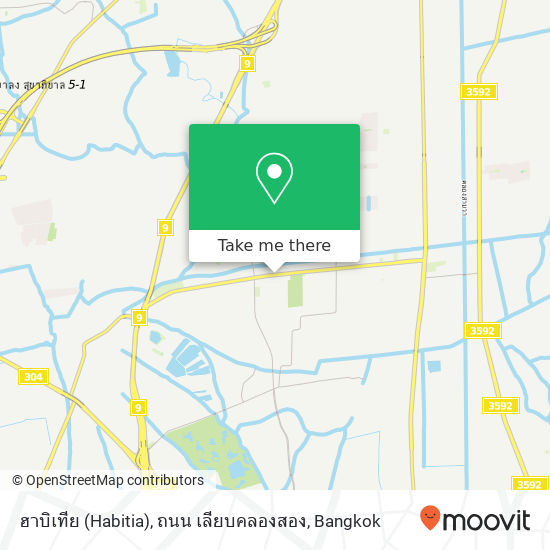 ฮาบิเทีย (Habitia), ถนน เลียบคลองสอง map