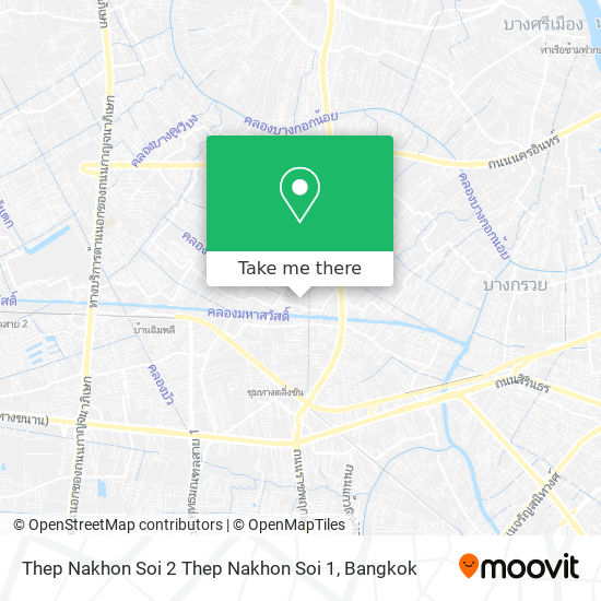 Thep Nakhon Soi 2 Thep Nakhon Soi 1 map