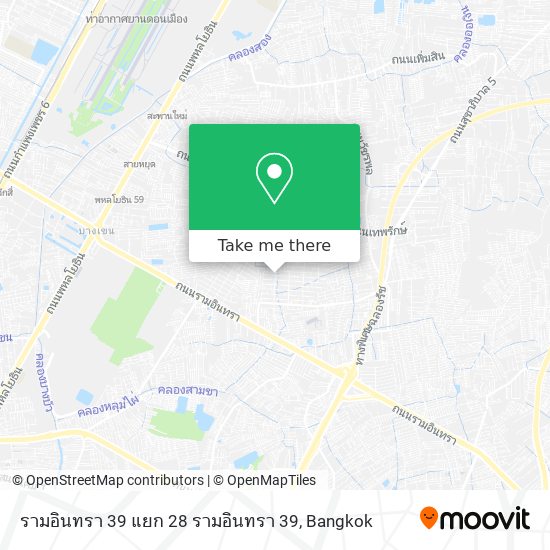 รามอินทรา 39 แยก 28 รามอินทรา 39 map