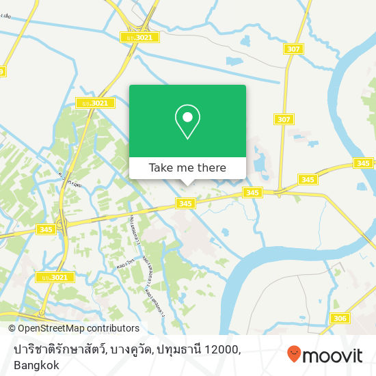 ปาริชาติรักษาสัตว์, บางคูวัด, ปทุมธานี 12000 map