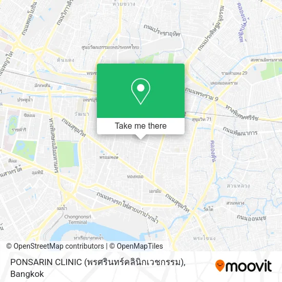 PONSARIN CLINIC (พรศรินทร์คลินิกเวชกรรม) map