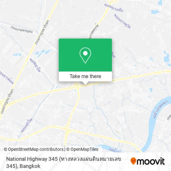 National Highway 345 (ทางหลวงแผ่นดินหมายเลข 345) map