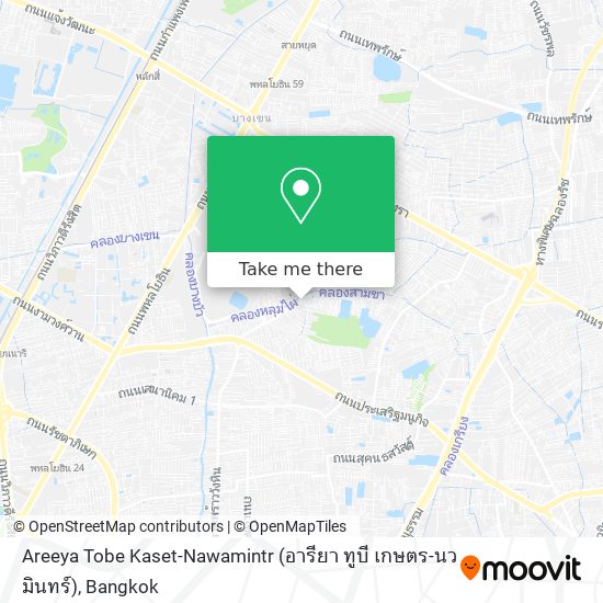 Areeya Tobe Kaset-Nawamintr (อารียา ทูบี เกษตร-นวมินทร์) map