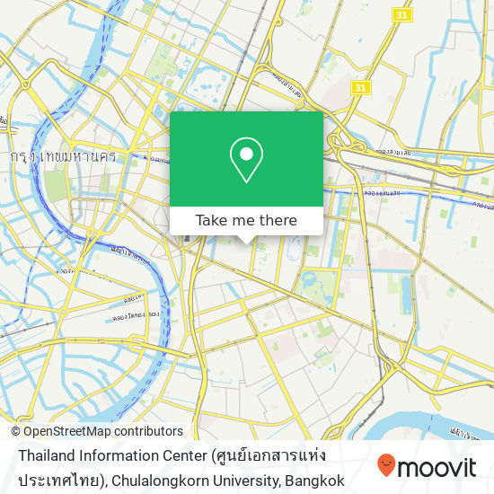 Thailand Information Center (ศูนย์เอกสารแห่งประเทศไทย), Chulalongkorn University map