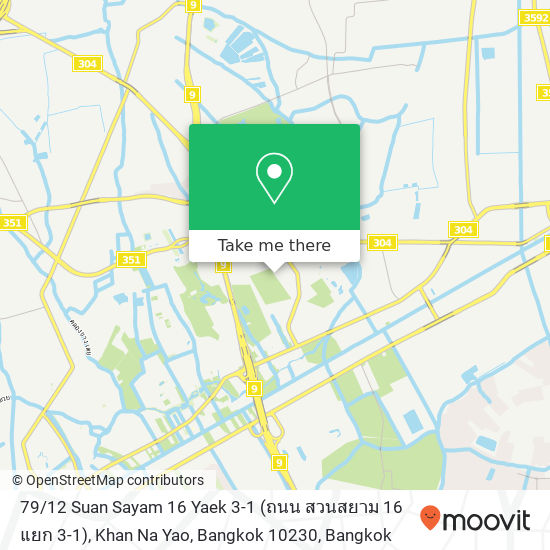 79 / 12 Suan Sayam 16 Yaek 3-1 (ถนน สวนสยาม 16 แยก 3-1), Khan Na Yao, Bangkok 10230 map