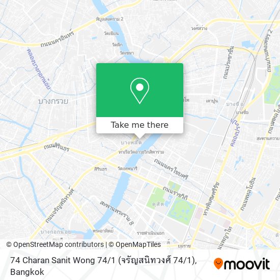 74 Charan Sanit Wong 74 / 1 (จรัญสนิทวงศ์ 74 / 1) map