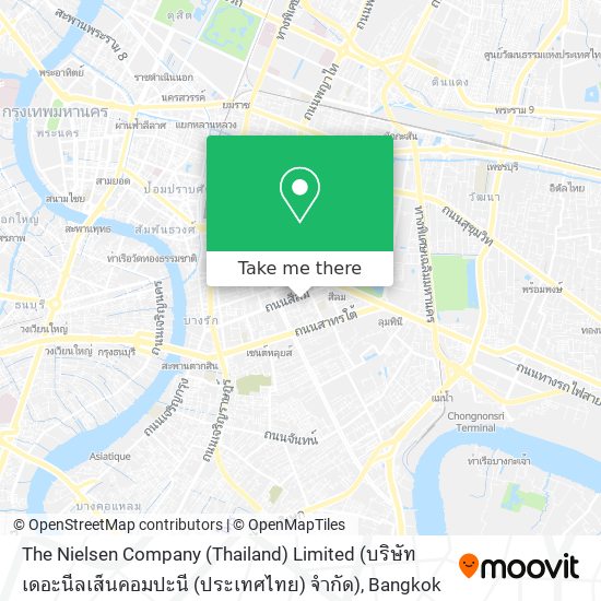 The Nielsen Company (Thailand) Limited (บริษัท เดอะนีลเส็นคอมปะนี (ประเทศไทย) จำกัด) map