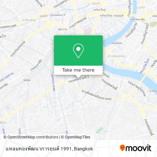 แหลมทองพัฒนาการยนต์ 1991 map